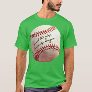 Undvik att använda Clap Jimmy Dugan Autographed Ba T Shirt