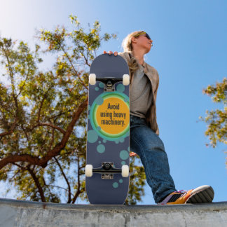 Undvik att använda tunga maskiner Radial Bubble Gf Mini Skateboard Bräda 18,5 Cm