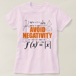 Undvik att undervisa i typografi med matematik t shirt