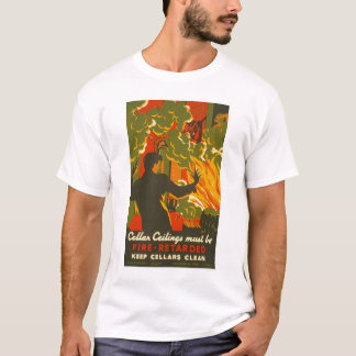 Undvik avfyrar den rena källare 1937 WPA T Shirt