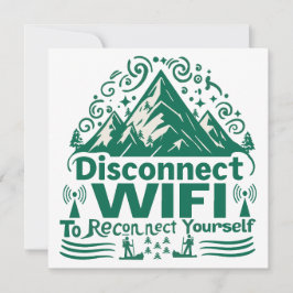 Undvik den digitala återkopplingen till naturen inbjudningar