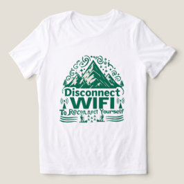 Undvik den digitala återkopplingen till naturen t shirt
