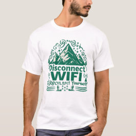 Undvik den digitala återkopplingen till naturen t shirt