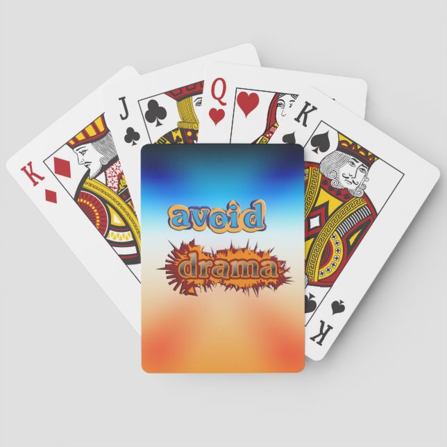 Undvik Drama Casinokort (Baksidan)