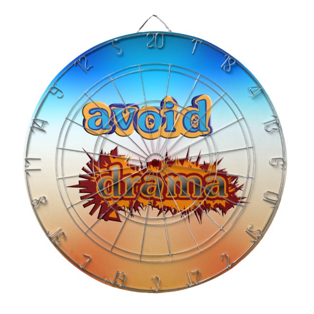 Undvik Drama Darttavla (Framsidan)