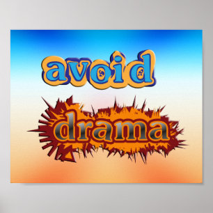 Undvik Drama-Poster Poster