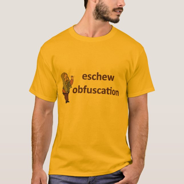 undvik dunkelhet t shirt (Framsida)