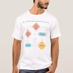 Undvik flygräddningsplan - Introvert Humor T Shirt