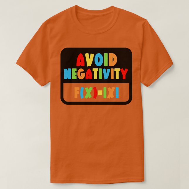 Undvik negativ aktivitet på Math 21 T Shirt (Design framsida)