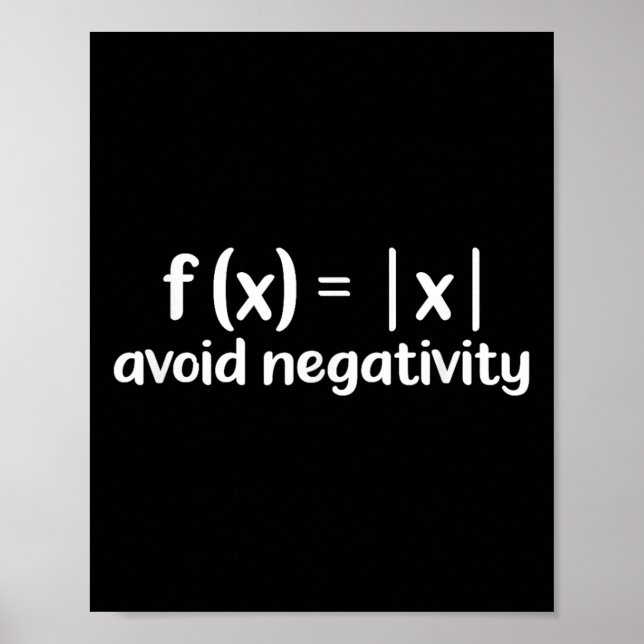 Undvik negativ matematikens motivation poster (Framsidan)