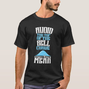 Undvik överkanten av cellkurvan t shirt