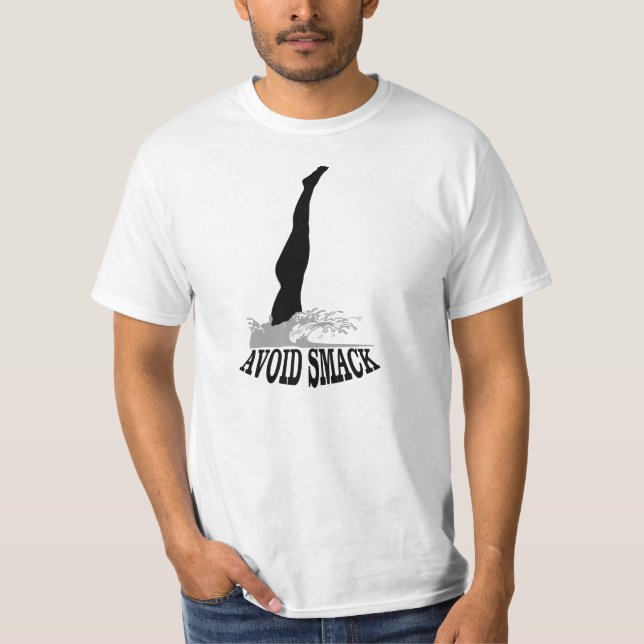 Undvik smiskar - skjortan för kickdykare T Tee Shirt (Framsida)