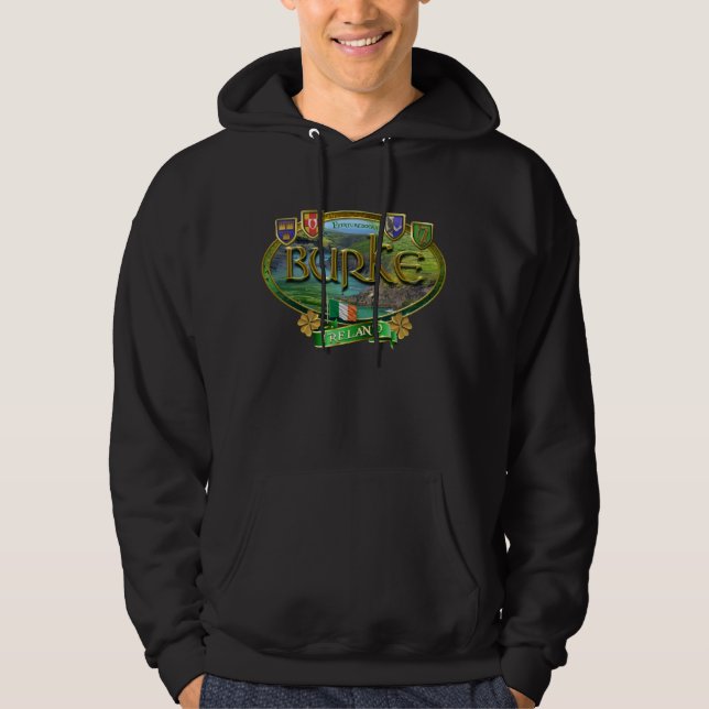Undvika familjbanret sweatshirt med luva (Framsida)