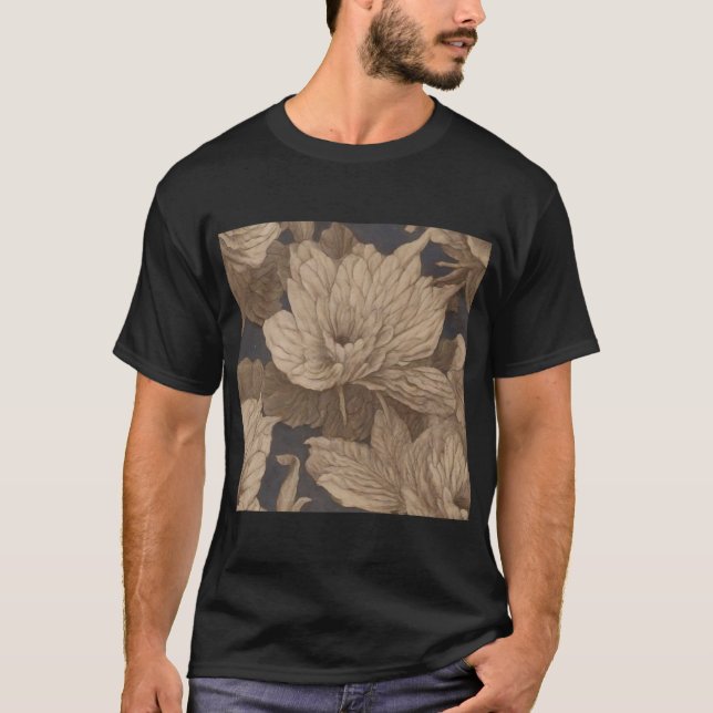 Undvika indigo blommor bredvid väg till odödlig t shirt (Framsida)