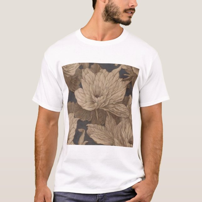 Undvika indigo blommor bredvid väg till odödlig t shirt (Framsida)