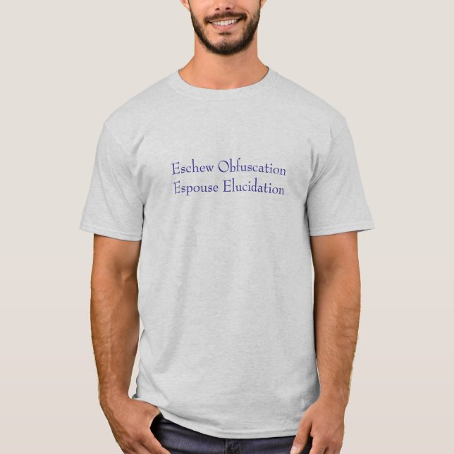 Undvika Obfuscation T-shirt (Framsida)