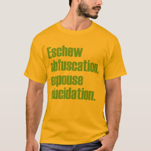 Undvika ObfuscationvuxenT-tröja T-shirt