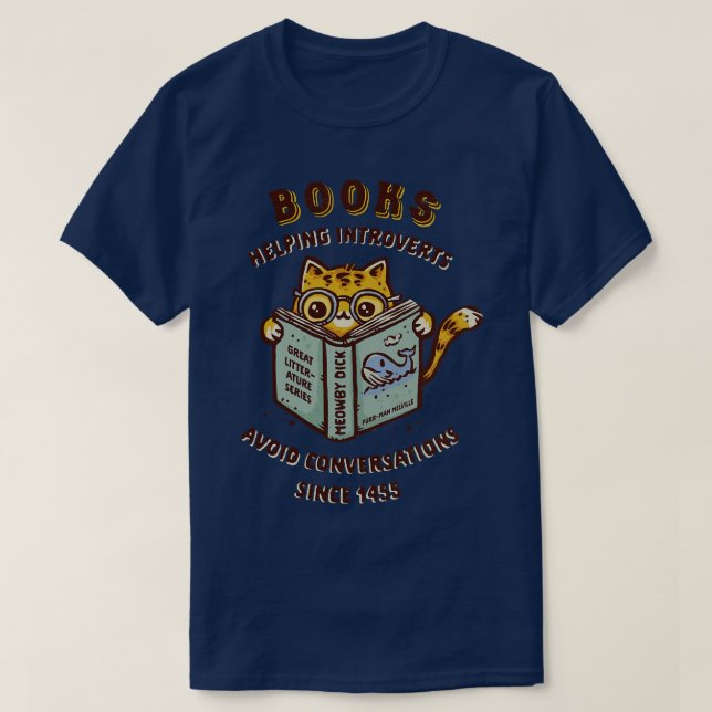 Undvika samtal sedan 1455 t shirt (Design framsida)