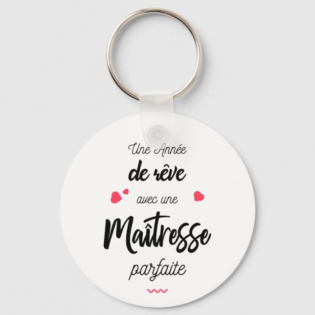Une anné e de rê ve avec maîtresse nyckelring (Framsida)