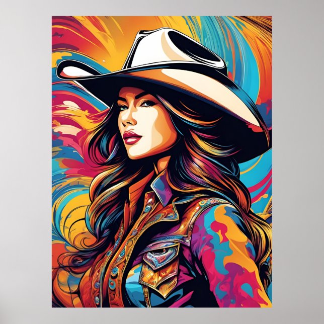 Une belle femme cow-boy poster (Framsidan)