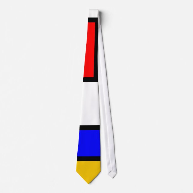 Une cravate d'art abstrait style Mondrian Slips (Framsida)