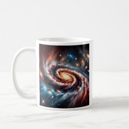 Une galaxie en spirale au fin fond de l'univers. kaffemugg