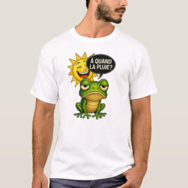 Une grenouille verte a le cafard t shirt