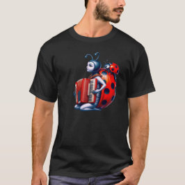 Une jolie coccinelle accordéoniste t shirt