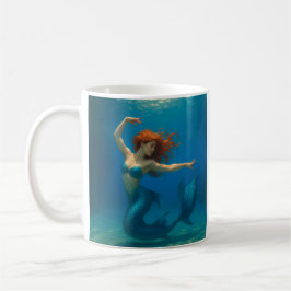 Une jolie sirène qui dance kaffemugg