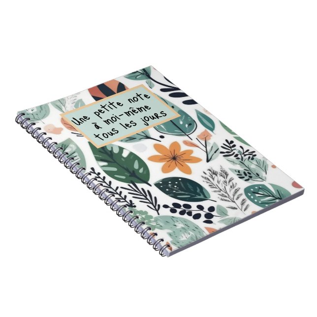 Une petite note à moi même ...Spiral Photo Noteboo Anteckningsbok (Högra Sidan)