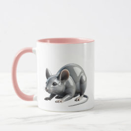 Une petite souris cherche discrètement son repas. mugg