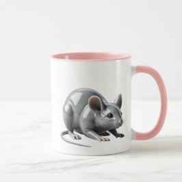 Une petite souris cherche discrètement son repas. mugg