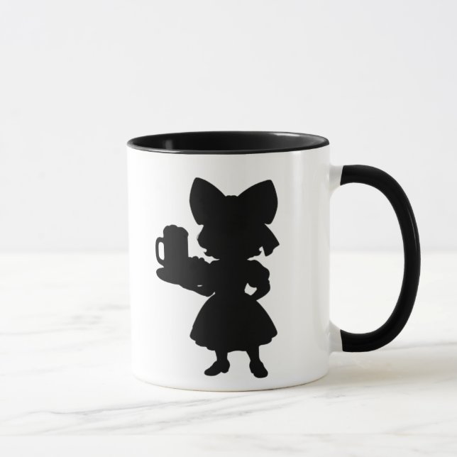 Une serveuse alsacienne mugg (Höger)