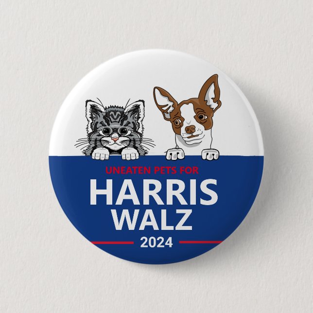 Uneaten Pets for Harris Walz Knapp (Framsida)