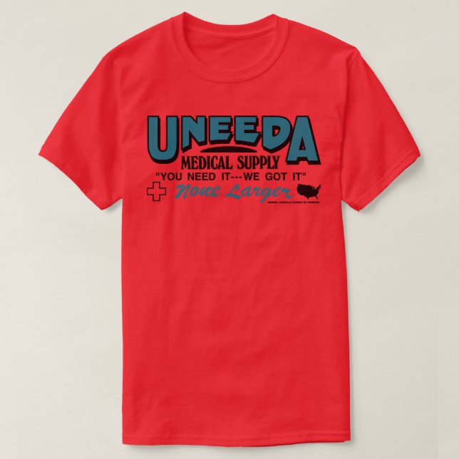 Uneda Medical Supply TShir T Shirt (Design framsida)