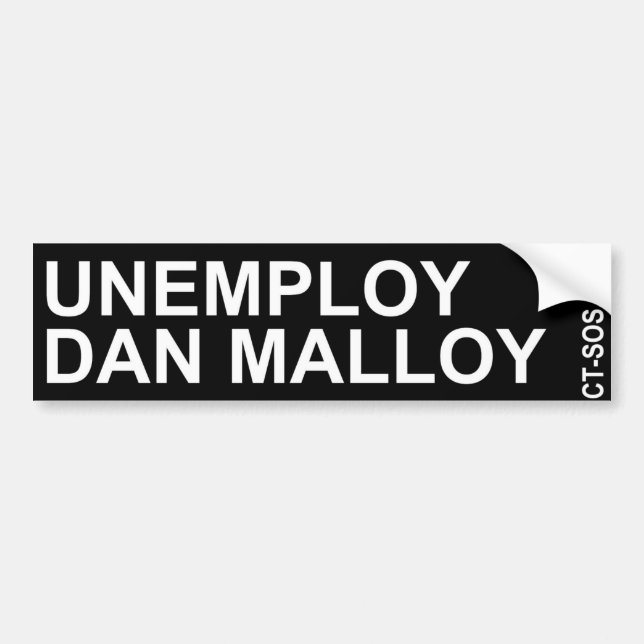 unemploy dan malloy bildekal (Framsidan)