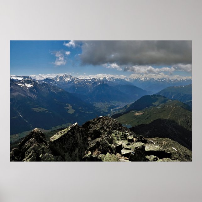 Unesco Aletsch Trail Poster (Framsidan)