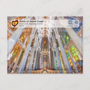 UNESCO - Antoni Gaudí - Sagrada Família - Krypta Vykort