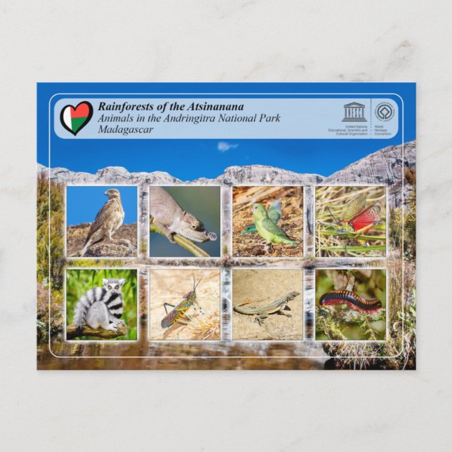 Unesco - Atsinanana - Andringitra National Park Po Vykort (Framsida)