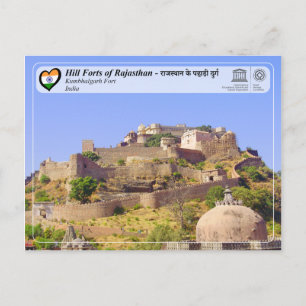 Unesco, Backe Fort i Rajasthan - Kumbhalgarh Fort Vykort
