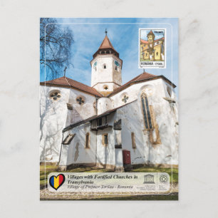 UNESCO-byn Prejmer-Tartlau (Frimärke Edition) Vykort