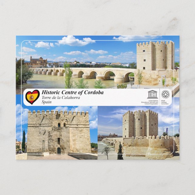 UNESCO - Calahorra-tornet / Torre de la Calahorra Vykort (Framsida)