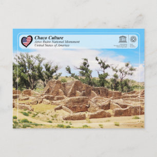 UNESCO - Chaco - Aztec Ruins Nationalmonument Pos Vykort