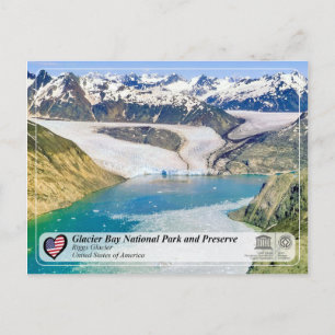 UNESCO - Glacier Bay NP - Riggs Glacier Vykort