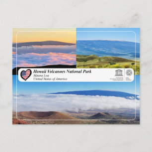 UNESCO - Hawaii nationalpark för vulkaner - Mauna Vykort