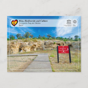 UNESCO - Ibiza/Eivissa, Nekropol Puig des Molins Vykort