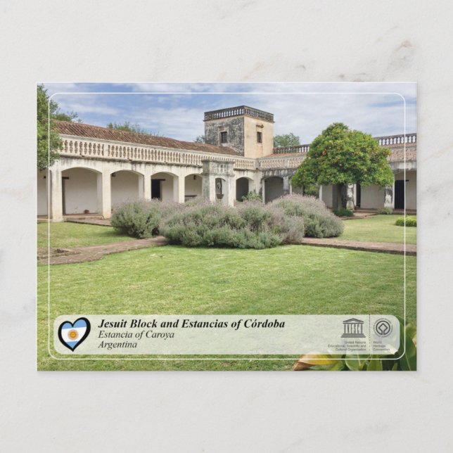 Unesco - Jesuit Block och Estancias of Córdoba Vykort (Framsida)