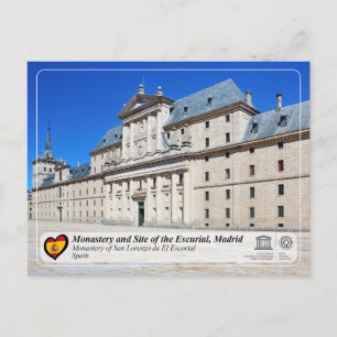 UNESCO - Klostret San Lorenzo de El Escorial Vykort
