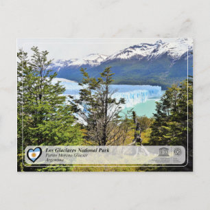 Unesco - Los Glaciares nationalpark Vykort