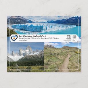 Unesco - Los Glaciares nationalpark Vykort